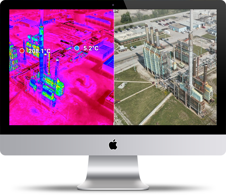 drone flare stack inspection services